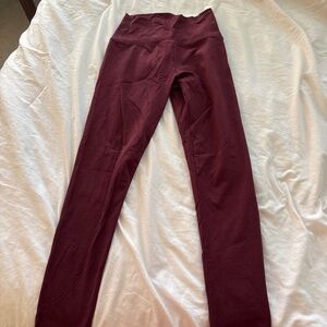 Offline aerie maroon leggings